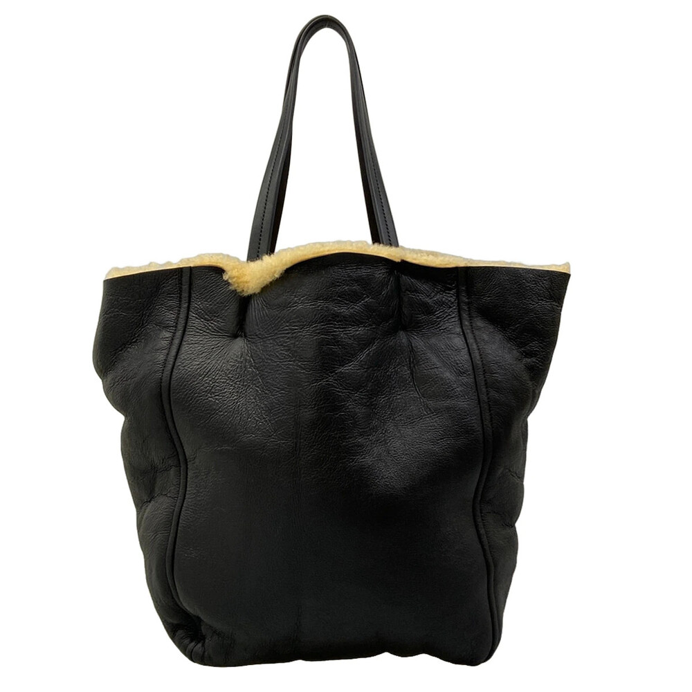 Celine Cabas Phantom Black Mouton Tote #321760C87B